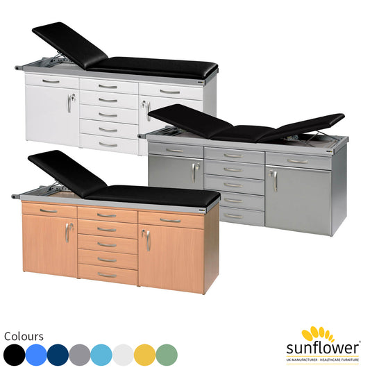 Specialist Treatment Couch with Full Cabinet Base