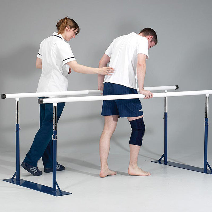 Height Adjustable Folding Parallel Bars for Physical Therapy
