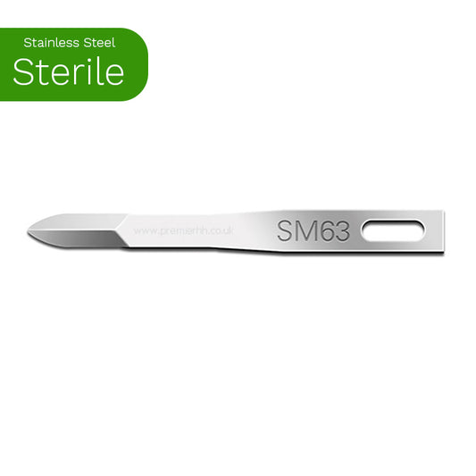 Swann Morton SM63 Sterile Stainless Steel Blades