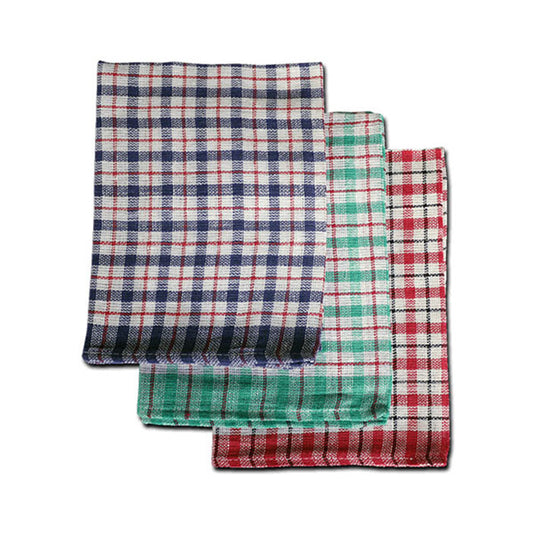 Tea Towels with Mini Check Pattern (10)
