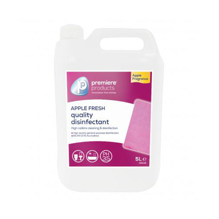 Premiere Apple Fresh Disinfectant (5Ltr) P09038-5LX2-PREM | PremierHH
