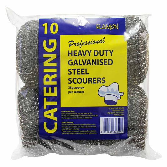 Galvanised Steel Scourers 38g Catering