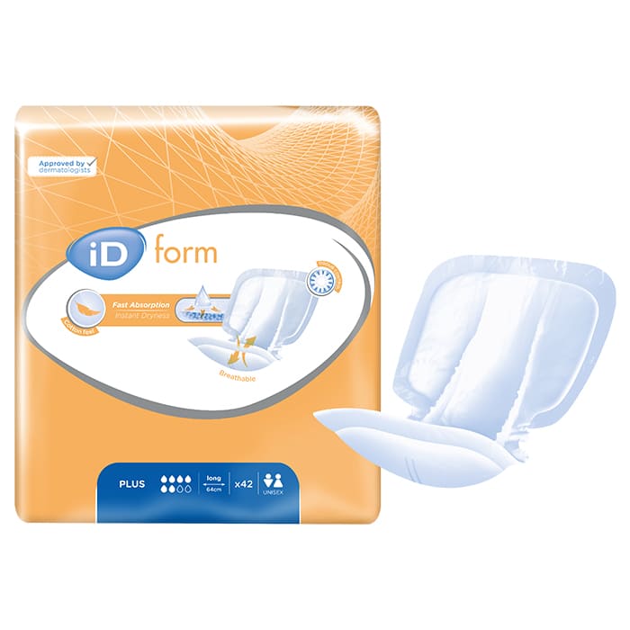 iD Expert Form Shaped Pads | Various Sizes & Absorbency | Case