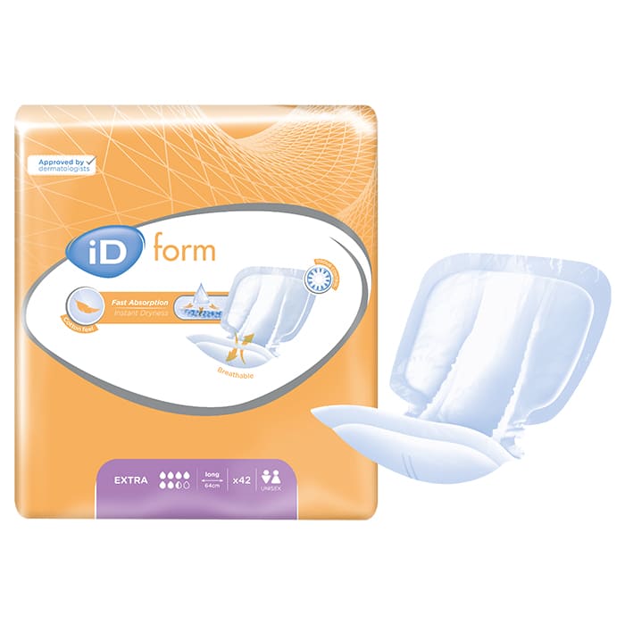 iD Expert Form Shaped Pads | Various Sizes & Absorbency | Case