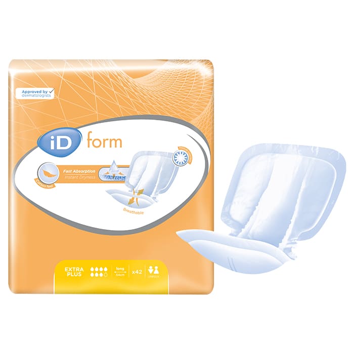 iD Expert Form Shaped Pads | Various Sizes & Absorbency | Case