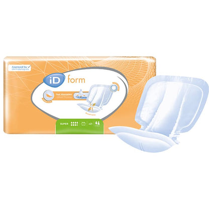 iD Expert Form Shaped Pads | Various Sizes & Absorbency | Case