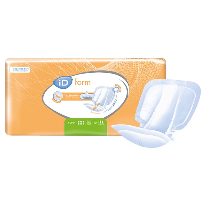 iD Expert Form Shaped Pads | Various Sizes & Absorbency | Case