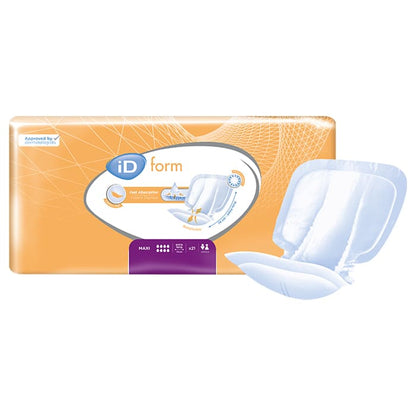 iD Expert Form Shaped Pads | Various Sizes & Absorbency | Case
