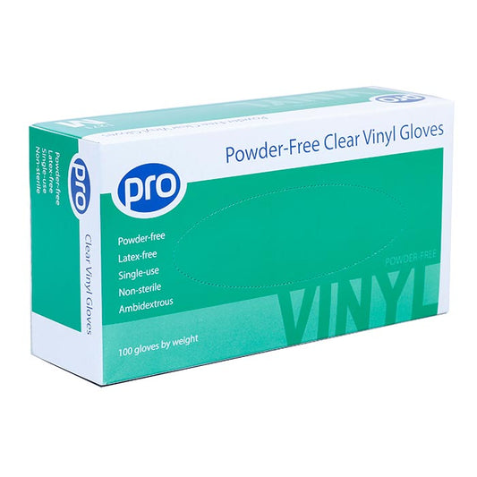 Pro Vinyl Powder Free Gloves | Box of 100