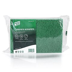 Professional Caterers Scourers | Green | 23cm x 15cm | Pack of 10