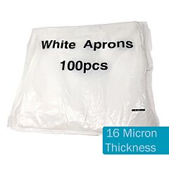 Polythene Apron | White | Pack of 100