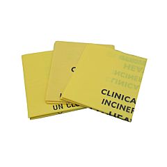 Yellow Medium Duty Clinical Waste Bags CX50/M111