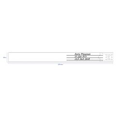 White Adult Write-on Wristband Roll (200)