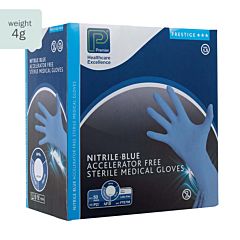 Premier Sterile Nitrile Accelerator Free Gloves (50)