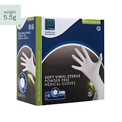 Premier Prestige Sterile Soft Vinyl Gloves (50 Pairs)