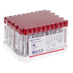 BD Vacutainer® Serum Tubes with Red Hemogard Cap | Box of 100
