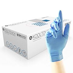 Kooltouch Blue Nitrile Powder Free Gloves | Box of 100