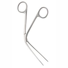 Stainless steel scissor-style nasal forceps