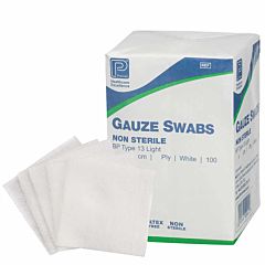 Premier Cotton Gauze Swabs 12ply