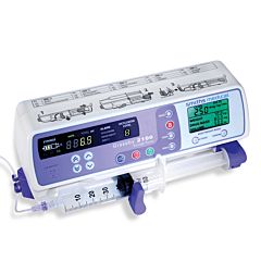 smiths medical graseby 1200 white and purple infusion pump with digital screen