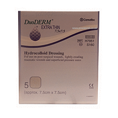 Duoderm Extra Thin Dressing 7.5cm x 7.5cm (S160