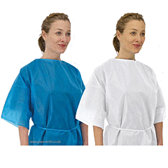 Premier Examination Gown Blue - Short Sleeve 5521