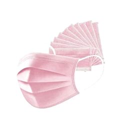 Verify+ Lite IIR Surgeons Mask With Loops 3Ply | Pink | Box of 50