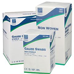 Premier Green Cotton Gauze Swabs