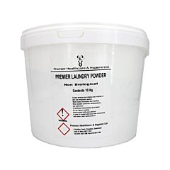 White 10kg tub with product label. 