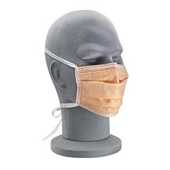 Mannequin wearing fluid protect facemask. 