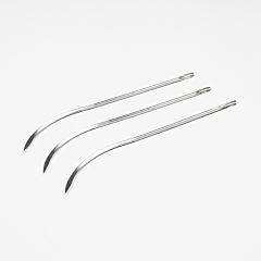 3 1/2 Curved stainless steel needles