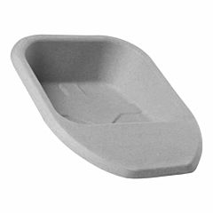 Polyco grey pulp slipper pan.