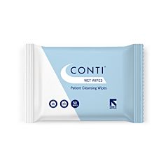 Pack of 50 CONTI patient cleansing wipes