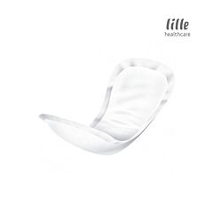 White lille suprem light incontinence shaped pad. 