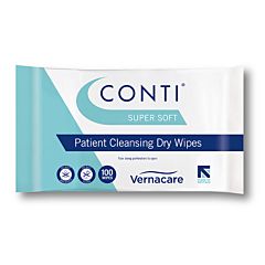 Conti Super Soft Patient Cleansing Dry Wipes (100) CXW110