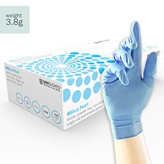 Unigloves Blue Pearl Nitrile Powder Free Gloves (100)