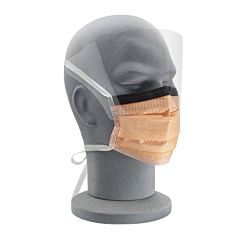 Fluidprotect face mask with visor. 